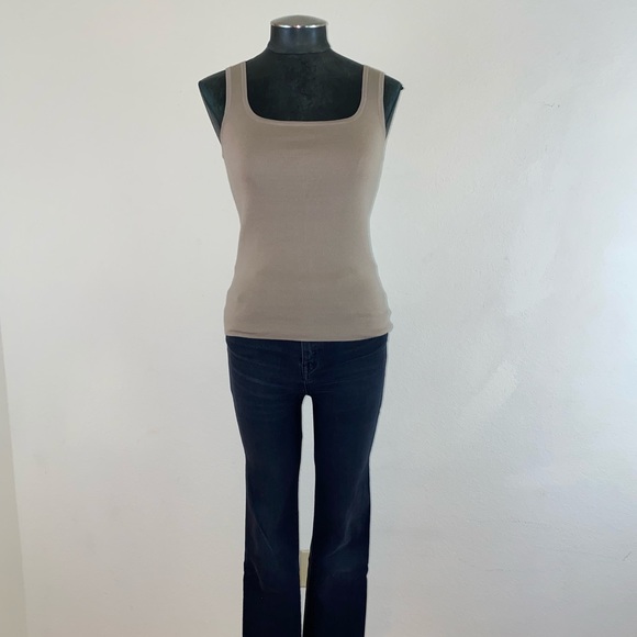 Michael Kors Collection Cashmere Scoop Neck Tank Top - Picture 4 of 10